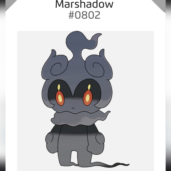 NWT Pokemon Marshadow 9", 2017 Pokemon Center Plush - Picture 6 of 7